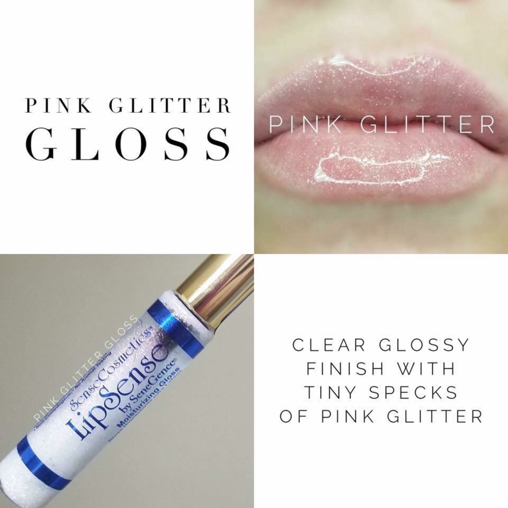 LipSense Pink Glitter Gloss!